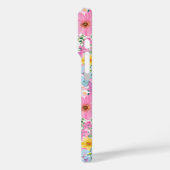 Moderne farbenfrohe Gartenmonogramm Case-Mate iPhone Hülle (Rückseite / Links)