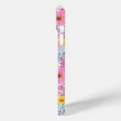 Moderne farbenfrohe Gartenmonogramm Case-Mate iPhone Hülle (Rückseite / Links)