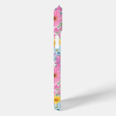 Moderne farbenfrohe Gartenmonogramm Case-Mate iPhone Hülle (Rückseite / Rechts)