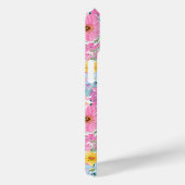 Moderne farbenfrohe Gartenmonogramm Case-Mate iPhone Hülle (Rückseite / Rechts)