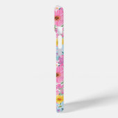 Moderne farbenfrohe Gartenmonogramm Case-Mate iPhone Hülle (Rückseite / Links)