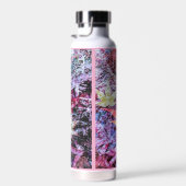 Moderne farbenfrohe gefallene Blätter Abstract Trinkflasche (Rechts)