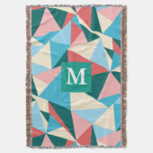 Moderne farbenfrohe Geometrie Decke (Vorderseite Vertikal)