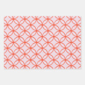 Moderne farbenfrohe Geometrie Geschenkpapier Set (Vorderseite)