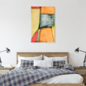 Moderne, farbenfrohe geometrische Formen Leinwanddruck (Insitu (Schlafzimmer))