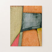 Moderne, farbenfrohe geometrische Formen Puzzle (Vertikal)