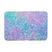 Moderne farbenfrohe Glitzer Textur Badematte (Vorderseite)
