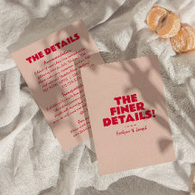 Moderne farbenfrohe, helle, einzigartige Hochzeits