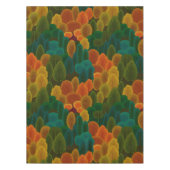 Moderne farbenfrohe Herbstbäume Tischdecke (Vorderseite)