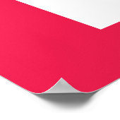 Moderne, farbenfrohe Hochzeitsfeier Poster (Ecke)