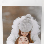 Moderne farbenfrohe Joyful Typografie 5-Foto Dreifach Gefaltete Urlaubskarte (Innen Erste Seite)