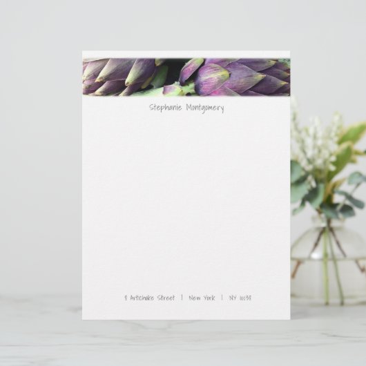 Moderne, farbenfrohe Küche Briefbogen (Stehend Vorderseite)