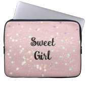 Moderne, farbenfrohe Kunst Laptopschutzhülle (Vorderseite)