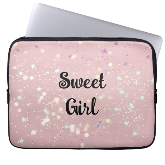 Moderne, farbenfrohe Kunst Laptopschutzhülle (Vorderseite)