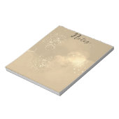 Moderne, farbenfrohe Kunst Notizblock (Rotiert)