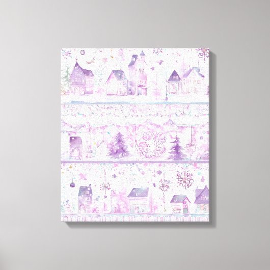 Moderne, farbenfrohe Kunstkanvas drucken Leinwanddruck (Vorderseite)