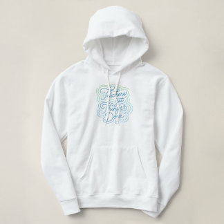Moderne, farbenfrohe Lehrer bekommen Dinge erledig Hoodie