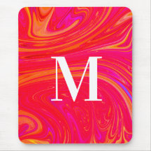 Moderne farbenfrohe Monogrammanfangsbuchstabe