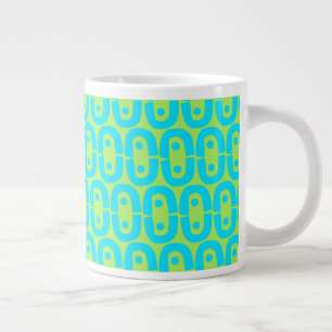 moderne farbenfrohe Muster Jumbo-Tasse