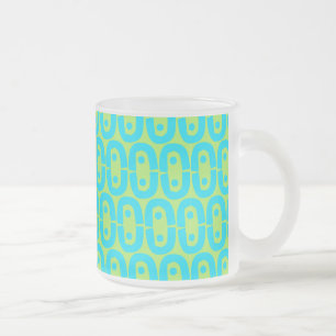 moderne farbenfrohe Muster Mattglastasse