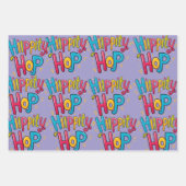 Moderne farbenfrohe Muster-Oster-Geschenkpapier Geschenkpapier Set (Vorderseite 2)