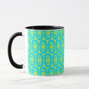 moderne farbenfrohe Muster Tasse