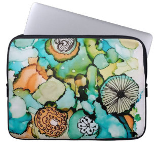 Moderne, farbenfrohe Notebook-Hülle Laptopschutzhülle