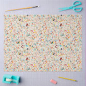 Moderne, farbenfrohe Pastel Terrazzo Muster Seidenpapier (Basteln)