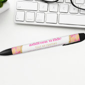 Moderne farbenfrohe Pinselstriche Gold Chic Busine Kugelschreiber