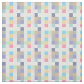 Moderne farbenfrohe Quadrate Prüfmuster Stoff (Muster)