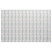 Moderne farbenfrohe Quadrate Prüfmuster Stoff (Fat Quarter (45,7 x 55,9 cm))