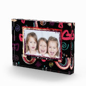 Moderne, farbenfrohe Regenbogen-Custom Fotoblock (Rechts)