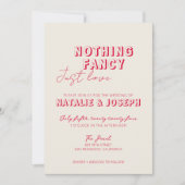 Moderne farbenfrohe Retro Fett einzigartiges Foto Einladung (Vorderseite)