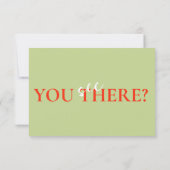 Moderne farbenfrohe Retro Funky Bright Bold Weddin RSVP Karte (Rückseite)