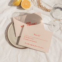 Moderne farbenfrohe Retro Funky Bright Bold Weddin