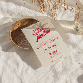 Moderne farbenfrohe Retro kühne Funky Einzigartige Einladung