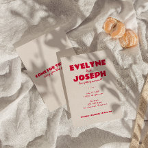 Moderne farbenfrohe Retro kühne Funky Einzigartige