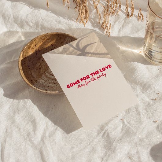 Moderne farbenfrohe Retro kühne Funky Einzigartige Einladung