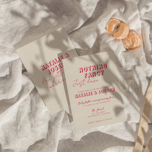 Moderne farbenfrohe Retro kühne Funky Einzigartige Einladung