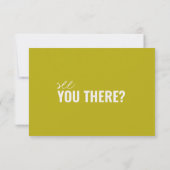 Moderne farbenfrohe Retro QR Code Whimsical Weddin RSVP Karte (Rückseite)