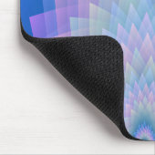 Moderne, farbenfrohe, rosa, blau mousepad (Ecke)