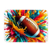 Moderne farbenfrohe Spritzspiel Ballsportarten Magnet (Horizontal)