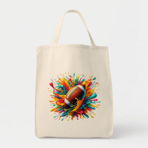 Moderne farbenfrohe Spritzspiel Ballsportarten Tragetasche
