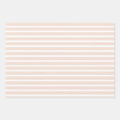 Moderne farbenfrohe Streifen Ostern Geschenkpapier Set (Vorderseite)