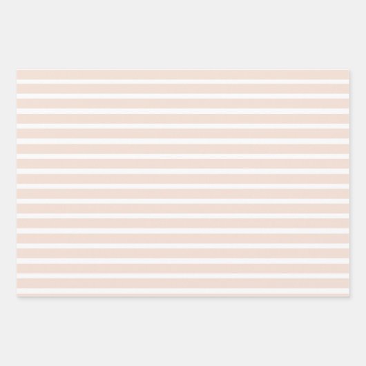 Moderne farbenfrohe Streifen Ostern Geschenkpapier Set (Vorderseite)