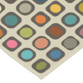 Moderne, farbenfrohe Tasten des Mitteljahrhunderts Kurzer Tischläufer (Ecke)