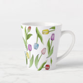 Moderne farbenfrohe Tulip Blume Milchtasse (Rechts)
