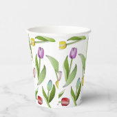 Moderne farbenfrohe Tulip Pappbecher (Rechts)