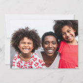 Moderne, farbenfrohe und helle Foto Weihnachten (Rückseite)