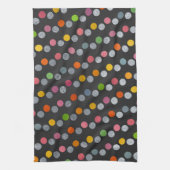 Moderne, farbenfrohe und Niedliche Holzkohle Silbe Geschirrtuch (Vertikal)